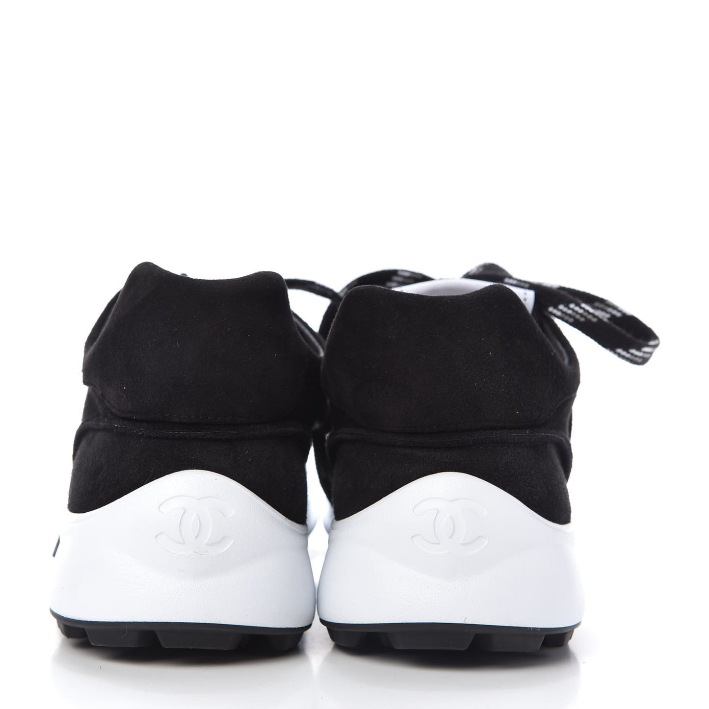 Suede Goatskin CC Sneakers 36.5 Black