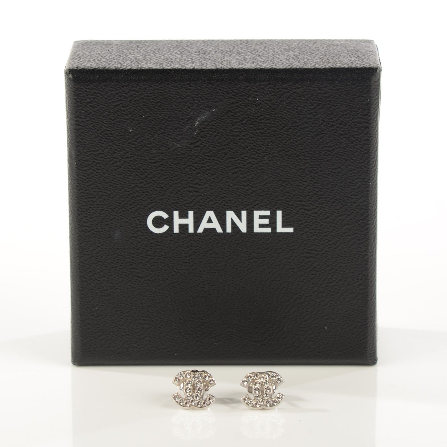 Crystal Timeless CC Earrings Silver