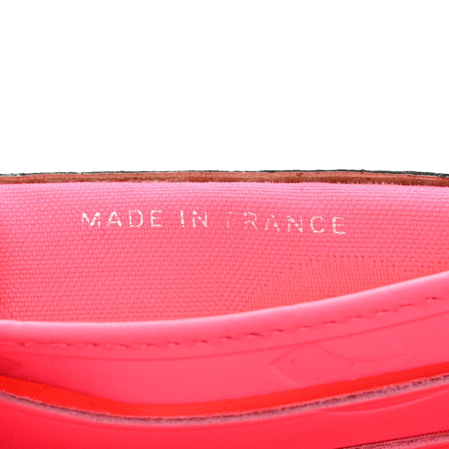 Calfskin Quilted Cambon Flap Wallet Black White