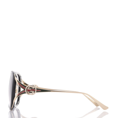 Gucci Round Frame Injected GG0226SK Sunglasses Black 3 of 8