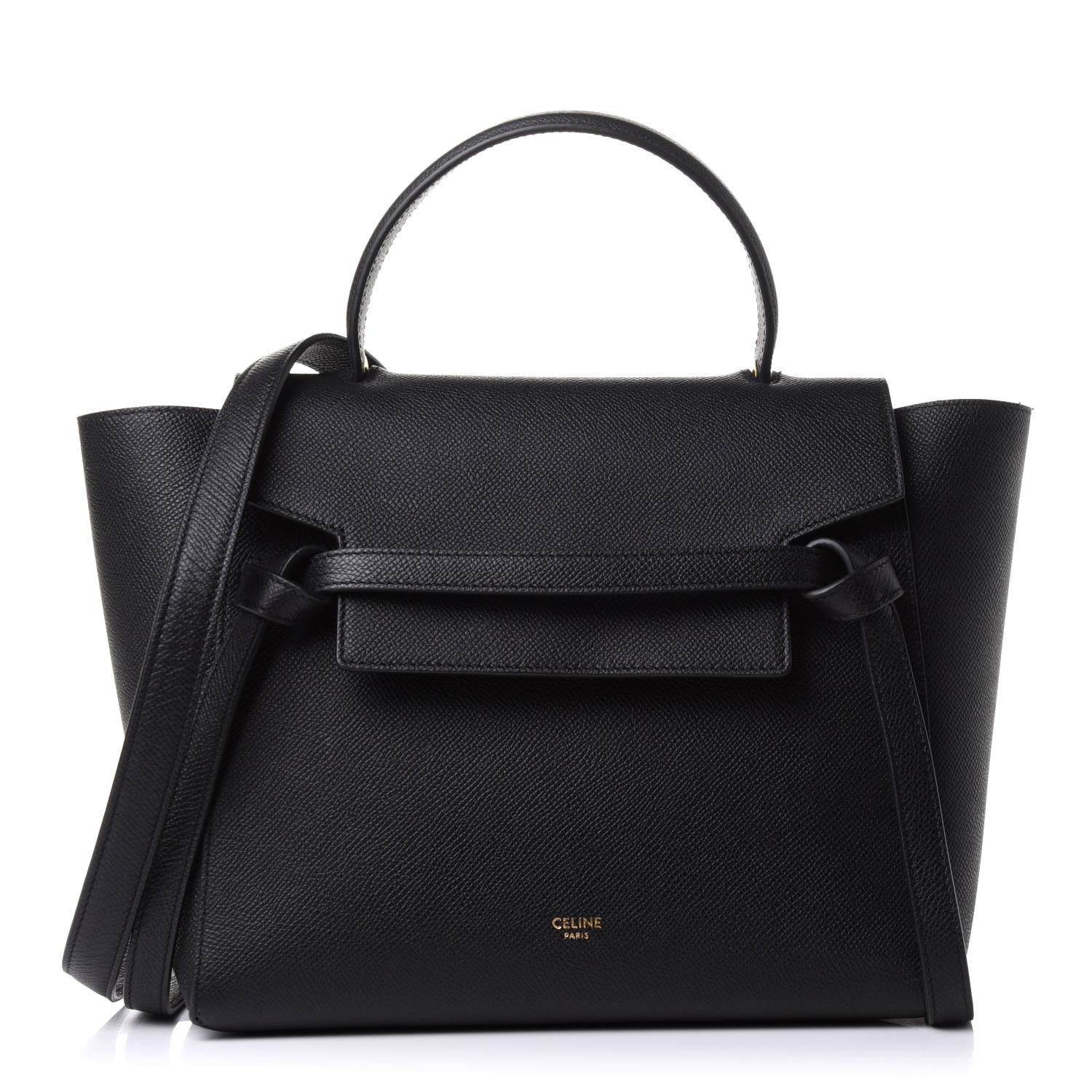 Celine Baby Grained Calfskin Micro Belt Bag Black 2 of 15