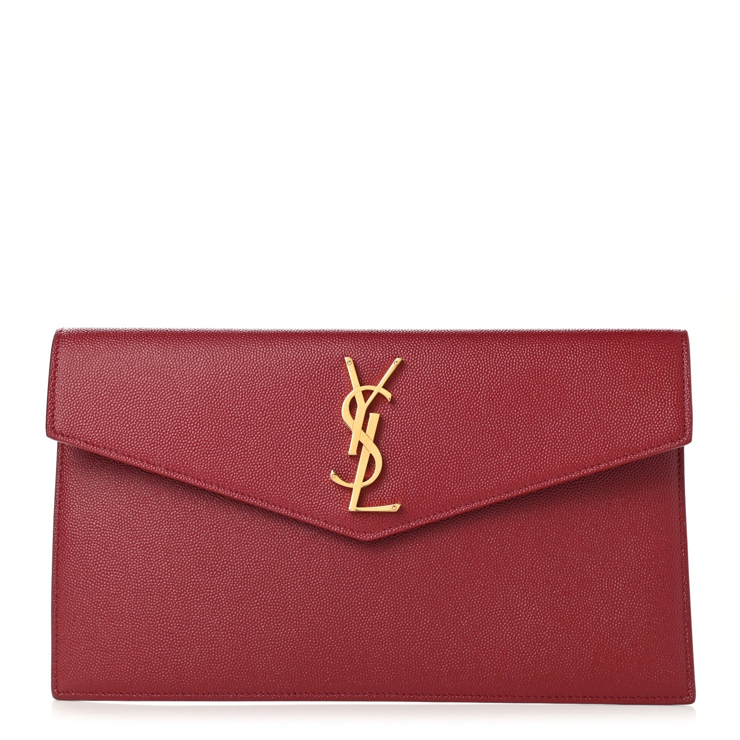 Saint Laurent Grain De Poudre Uptown Pouch Opyum Red 1 of 8