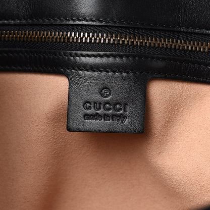 Gucci Calfskin Matelasse Medium GG Marmont Shoulder Bag Black 6 of 13