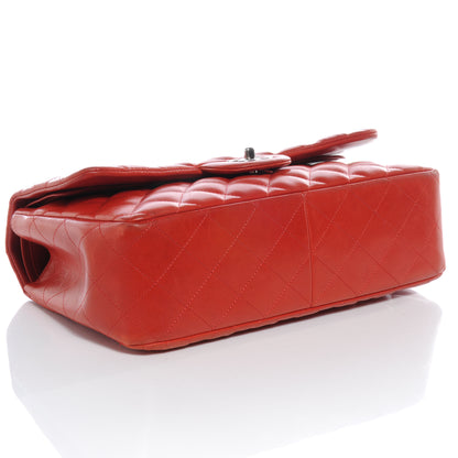 Chanel Lambskin Jumbo Double Flap Red 4 of 7