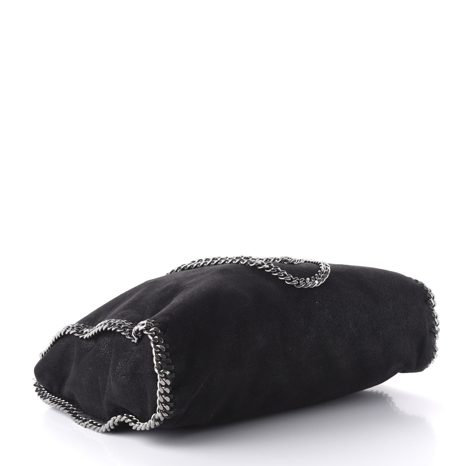 Stella McCartney Shaggy Deer Big Falabella Tote Black 4 of 9
