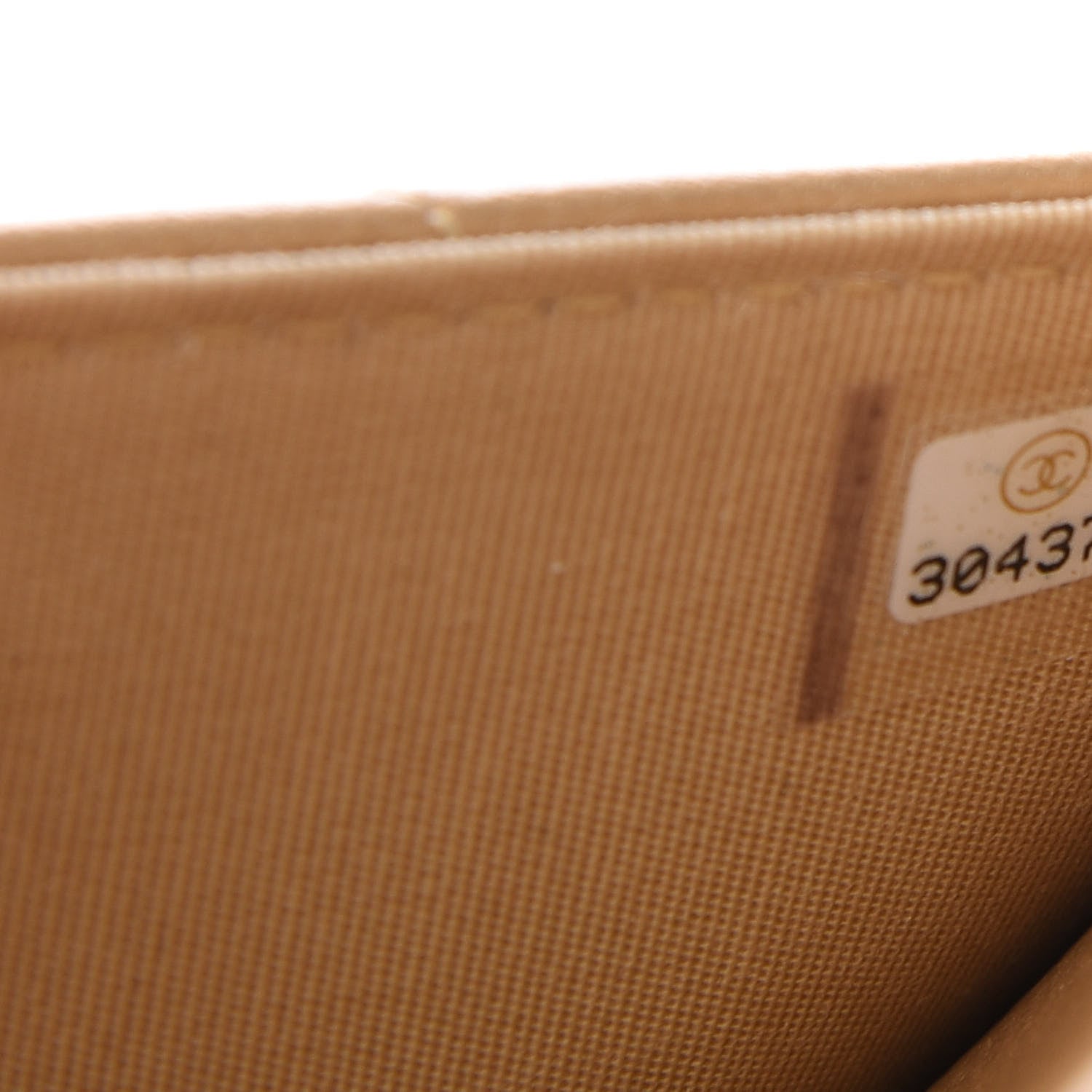 Chanel Metallic Goatskin Quilted Chanel 19 Wallet On Chain WOC Gold 7 of 11