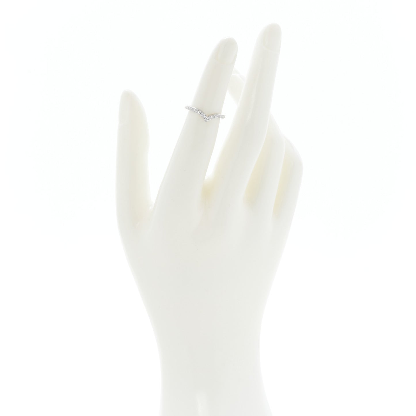 Platinum Diamond Soleste V Band Ring 47 4
