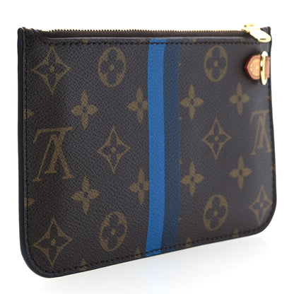 Louis Vuitton Monogram My LV Heritage Neverfull PM Pochette Blue De France Bleu Marine 3 of 8