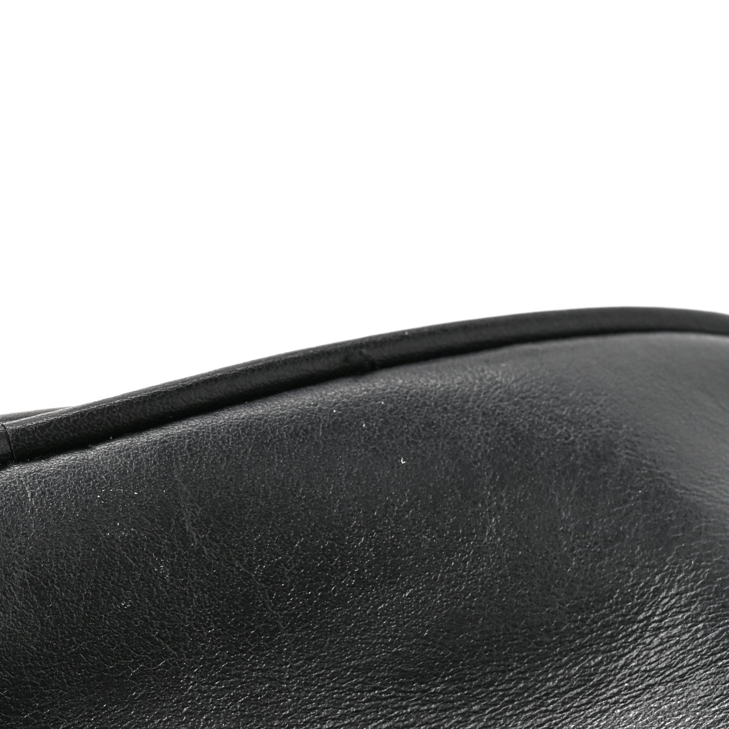 Gucci Calfskin Matelasse Mini GG Marmont Chain Shoulder Bag Black 14 of 14