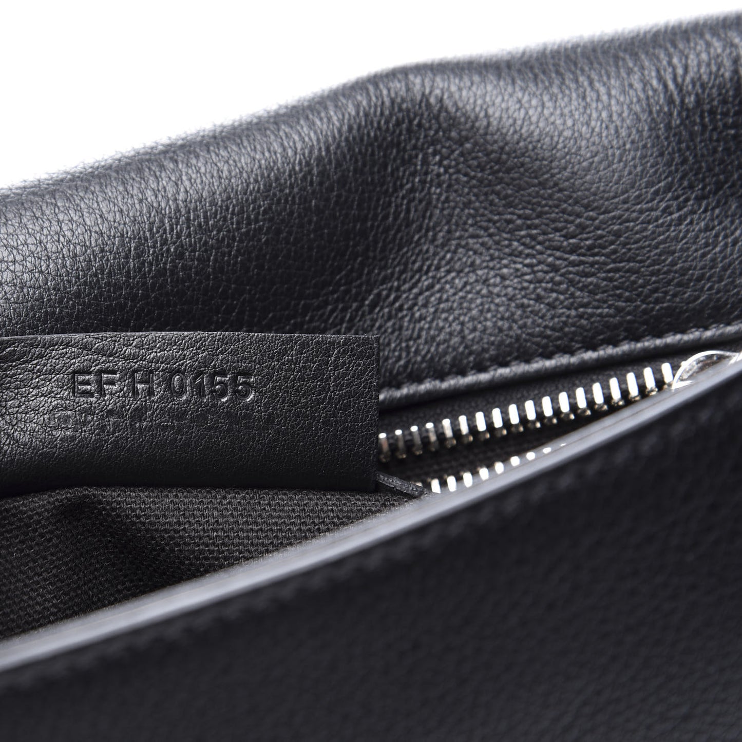 Calfskin Small Pandora Pure Flap Bag Black White