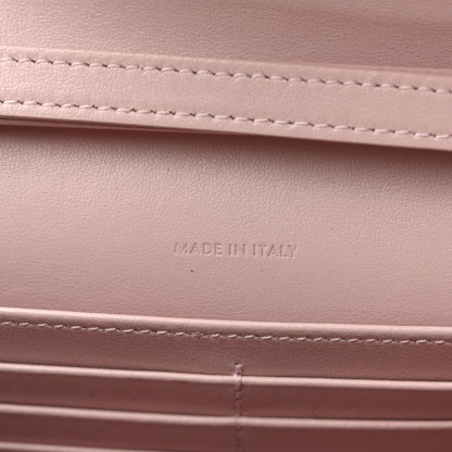 Celine Shiny Calfskin Triomphe Margo Wallet on Chain Vintage Pink 5 of 10