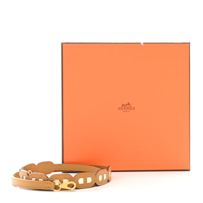 Hermes Epsom Petits Maillons Bag Strap Sesame Nata 5 of 5