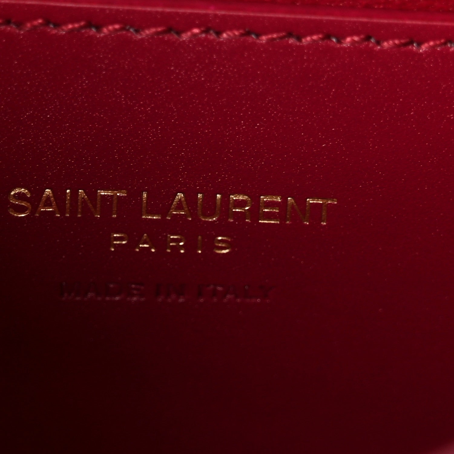 Saint Laurent Box Calfskin Mini Voltaire Shoulder Bag Burgundy 7 of 11