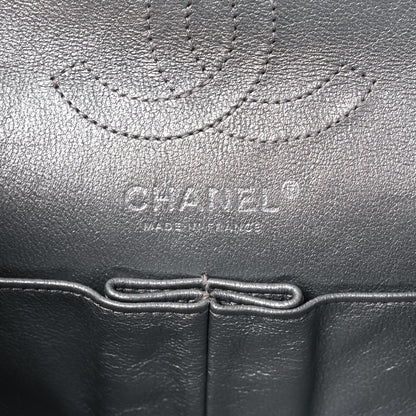 Chanel Metallic Aged Calfskin Quilted 2.55 Reissue 224 Flap Silver 6 of 12