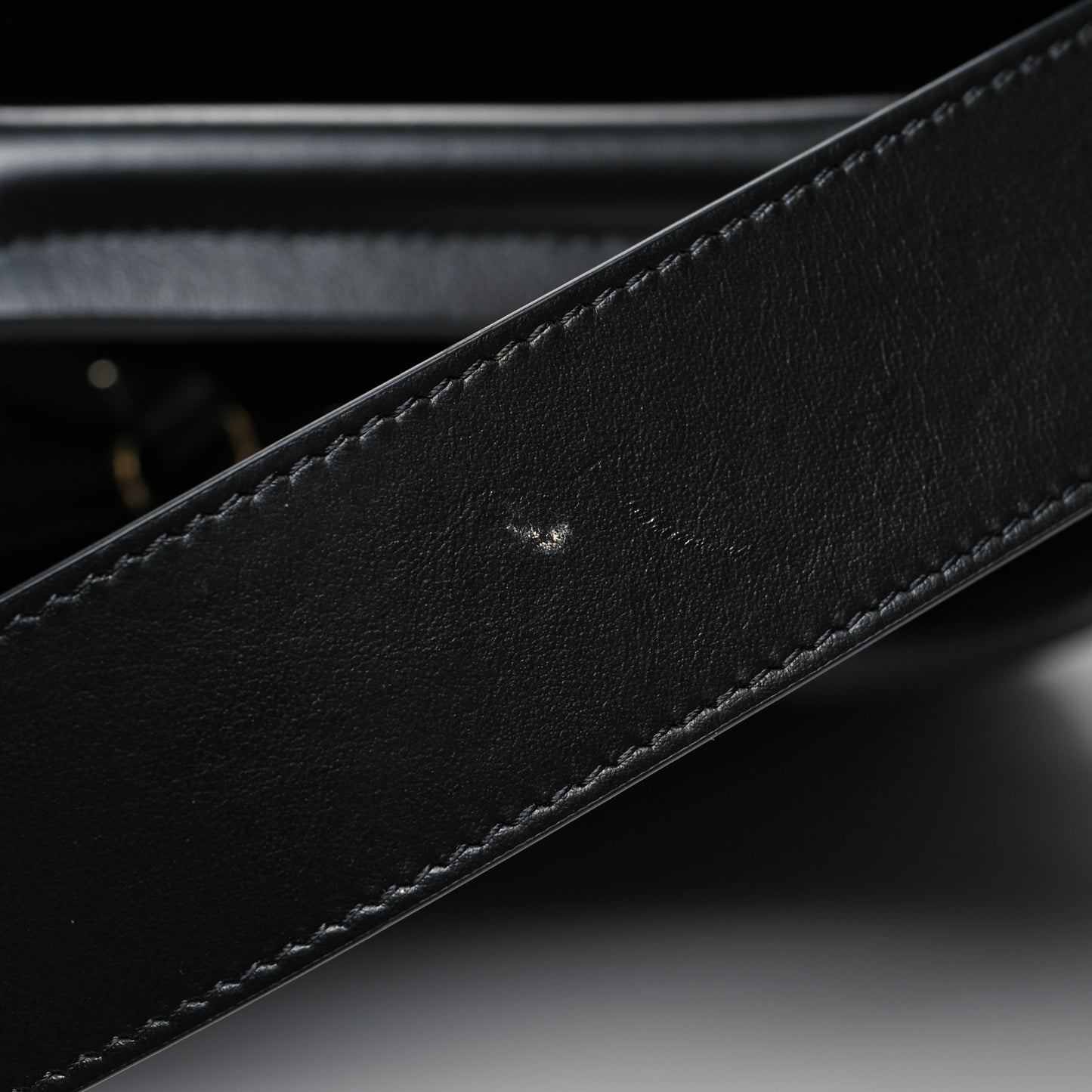 Calfskin Quilted Small The Bow Bag Black