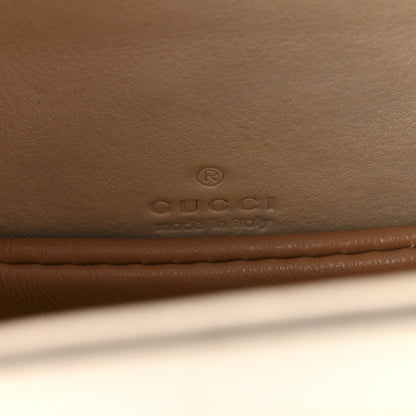 Gucci Patent Crystal Mini Bamboo 1947 Top Handle Chain Bag White 6 of 12