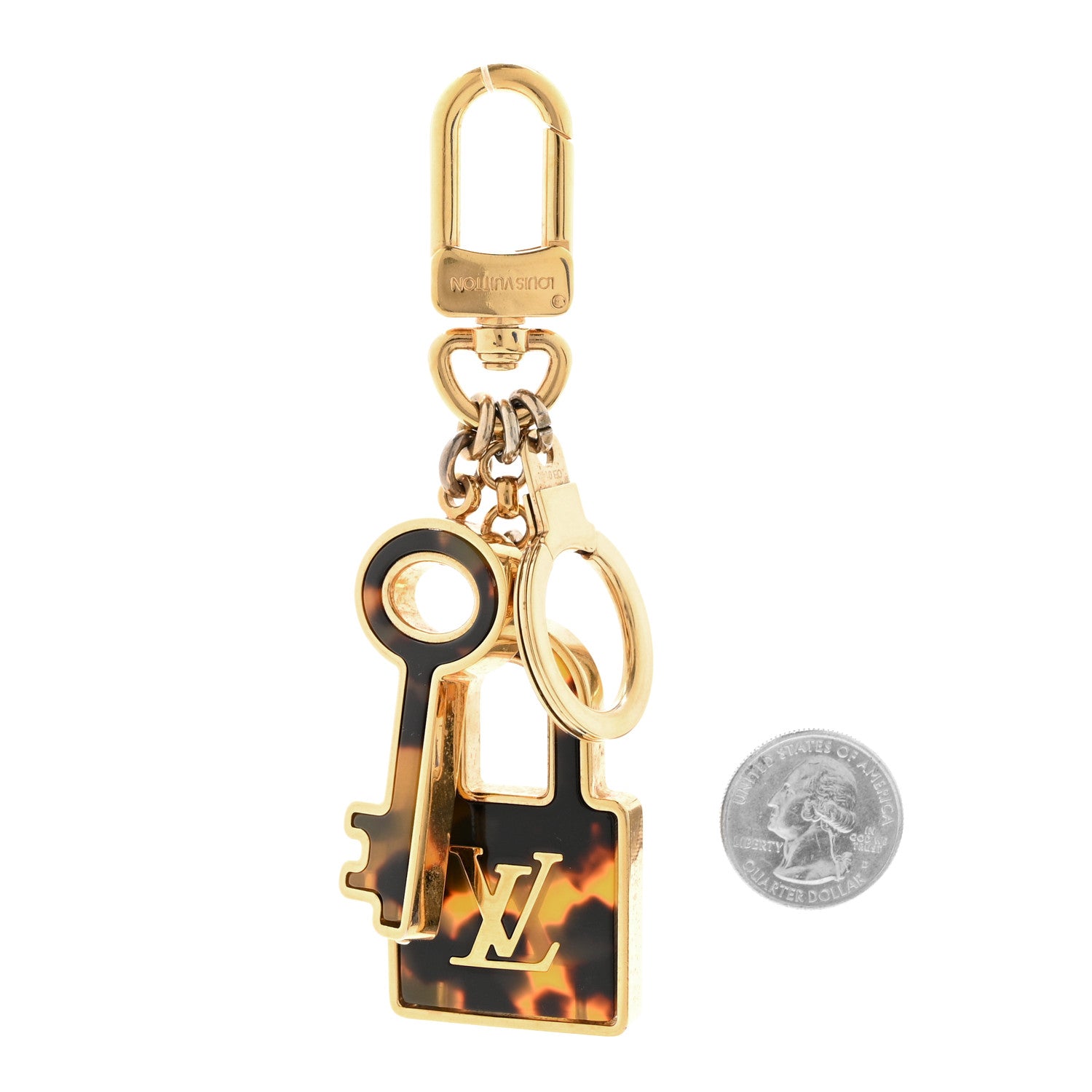 Louis Vuitton Acetate Confidence Bag Charm Key Holder 2 of 5