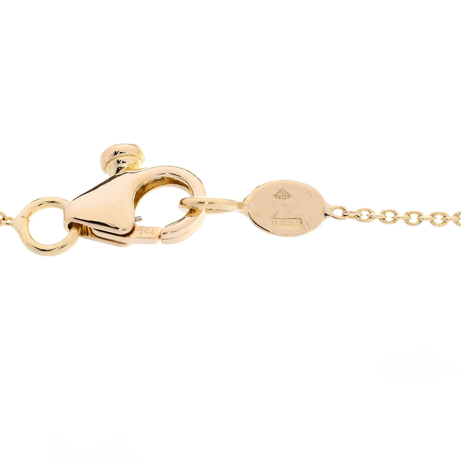 Roberto Coin 18K Yellow Gold Diamond By the Inch Five Station Bracelet 4 of 5