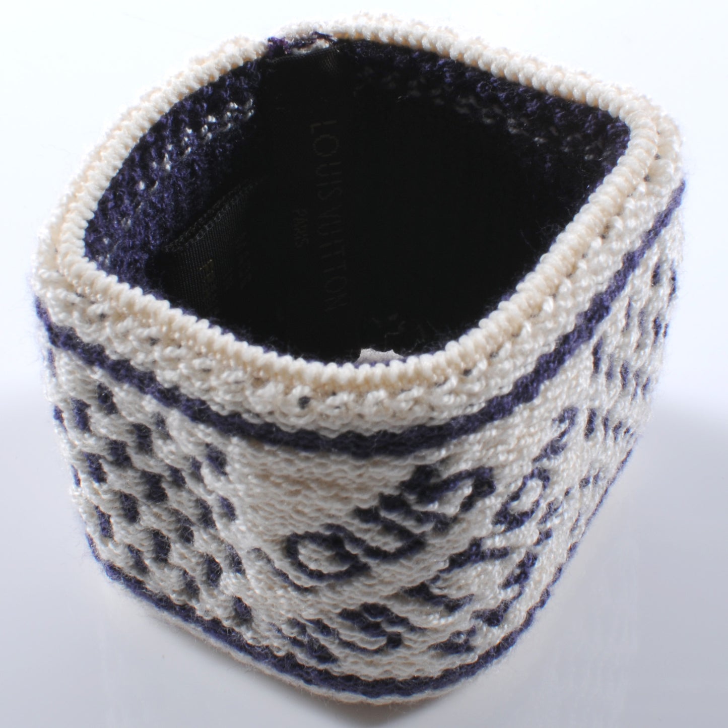 Cotton Damier Azur Gym Wrist Bands