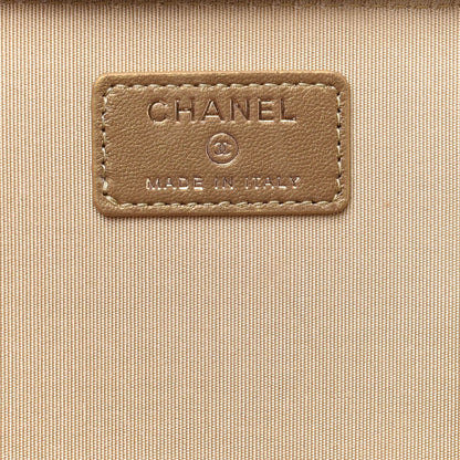 Chanel Lambskin Quilted Small Pearl Crush Vanity Case With Chain Grey 6 of 12