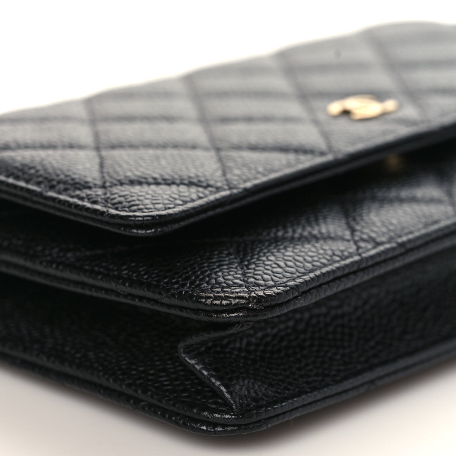 Chanel Caviar Quilted Wallet On Chain WOC Black 8 of 10