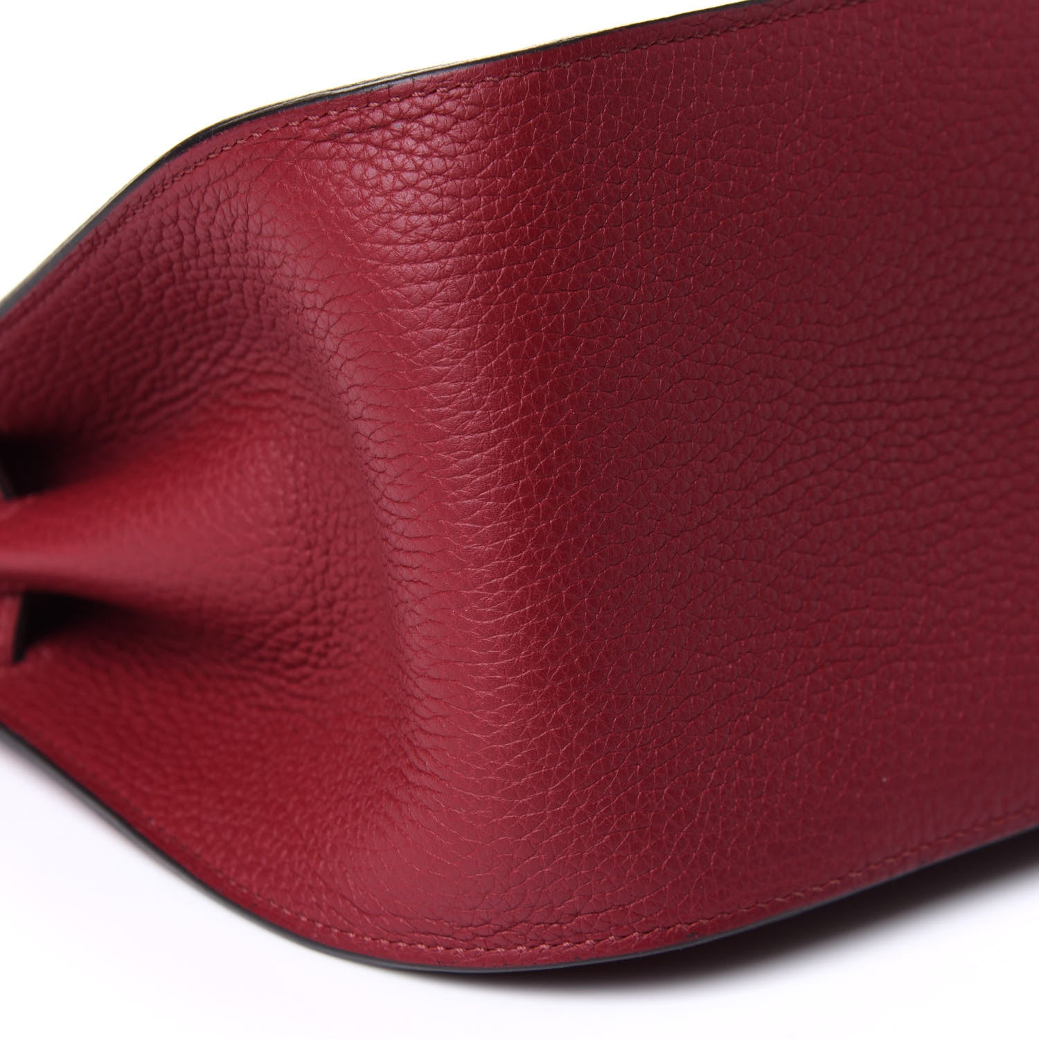 Hermes Taurillon Clemence Jypsiere 28 Rouge Grenat 7 of 14