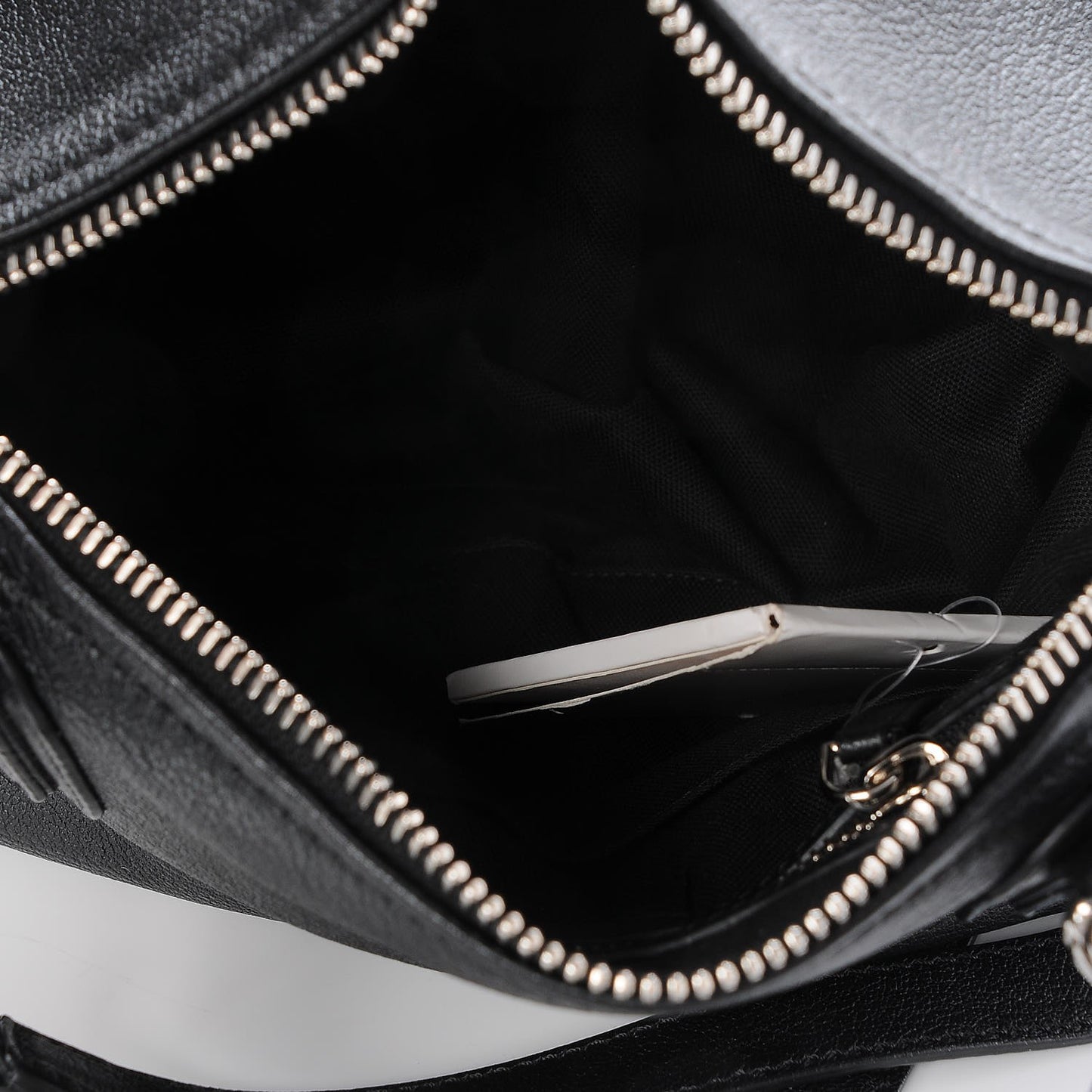 Sugar Goatskin Small Pandora Black