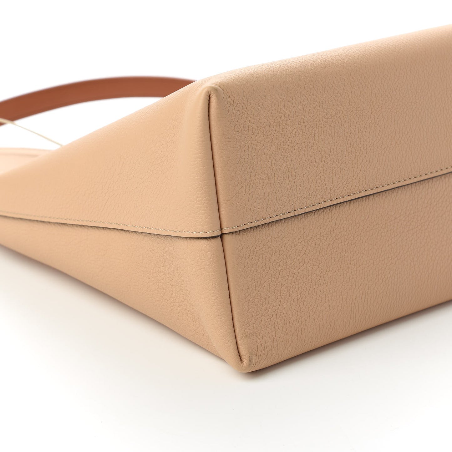 Calfskin Lockme Hobo Beige