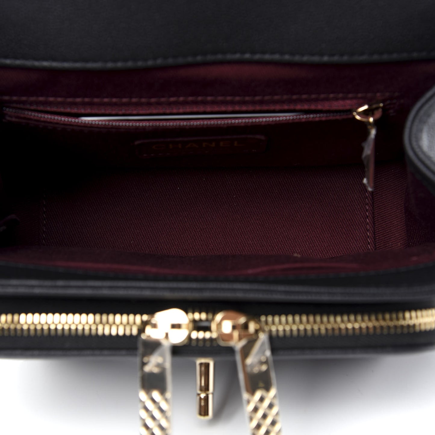 Caviar Quilted Small Business Affinity Flap Black