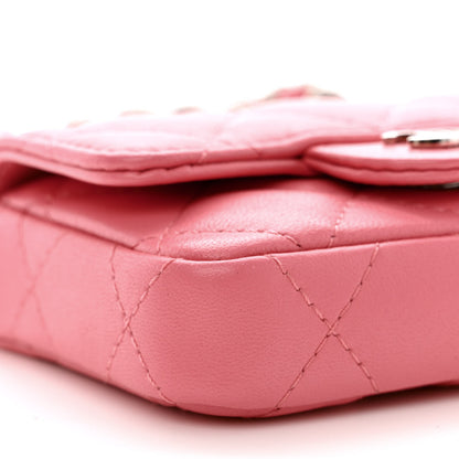Chanel Lambskin Quilted Mini Chain Belt Bag Pink 10 of 12