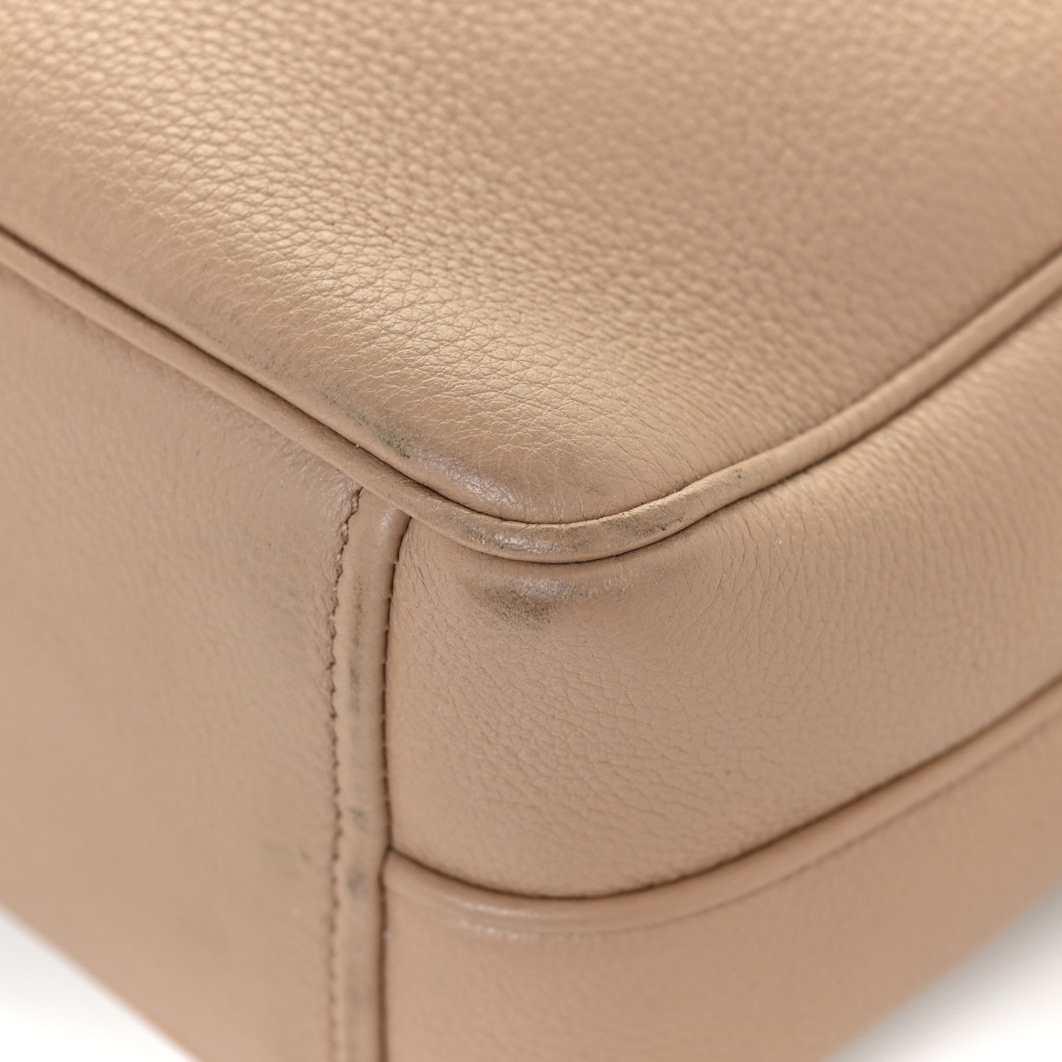 Prada Vitello Daino Medium Double Zip Shoulder Bag Cammeo 11 of 20