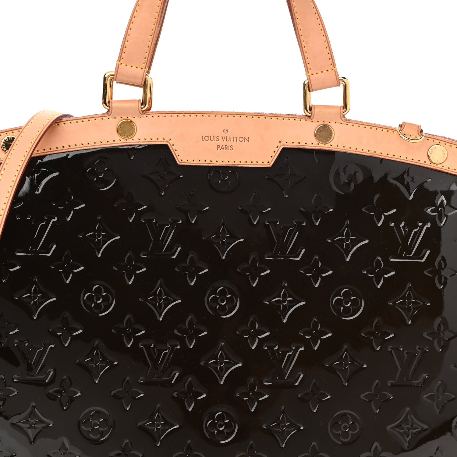 Louis Vuitton Vernis Brea GM Amarante 7 of 9