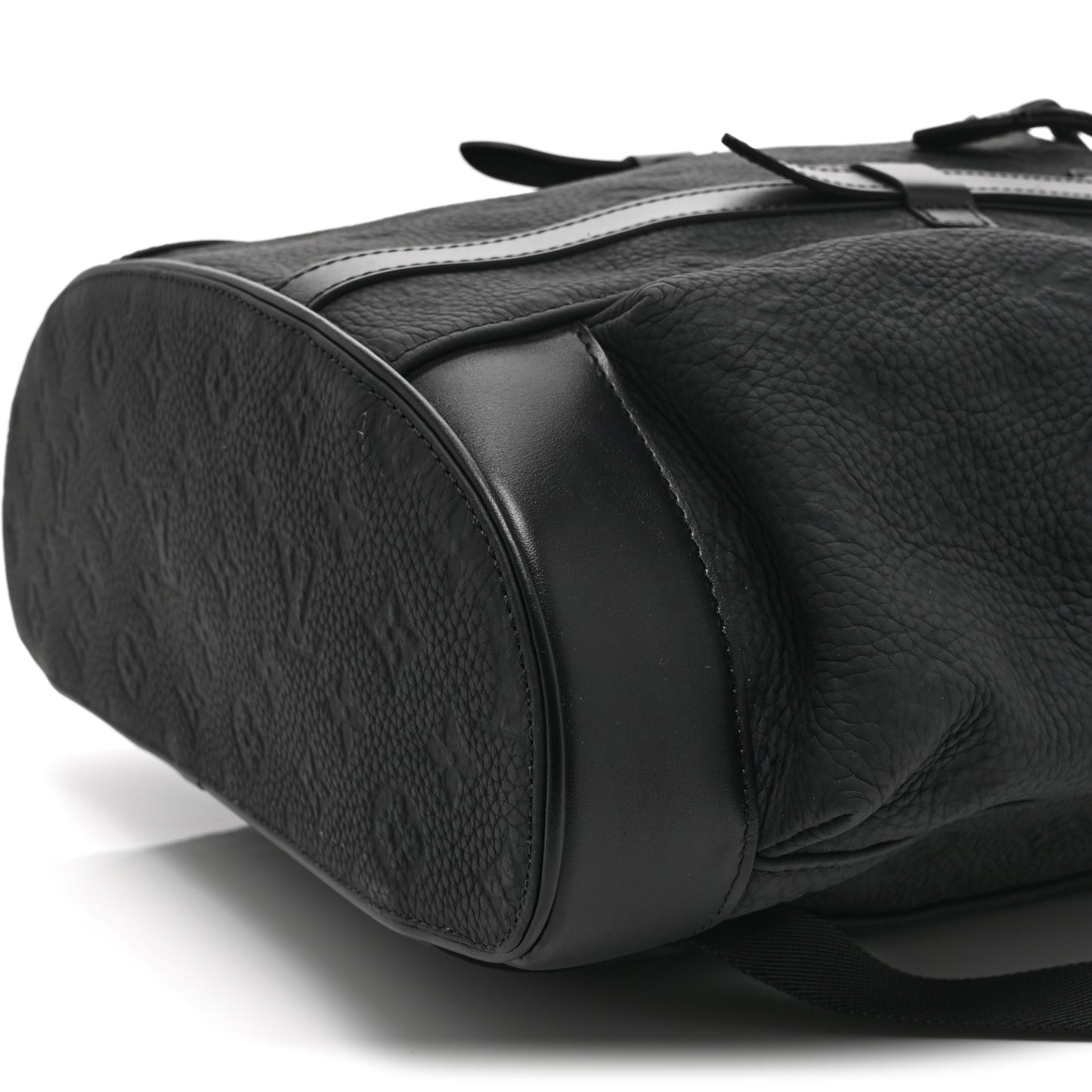 Taurillon Monogram Christopher MM Backpack Black