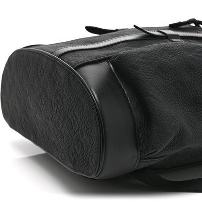 Louis Vuitton Taurillon Monogram Christopher MM Backpack Black 9 of 9