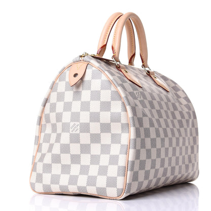 Louis Vuitton Damier Azur Speedy 30 3 of 9