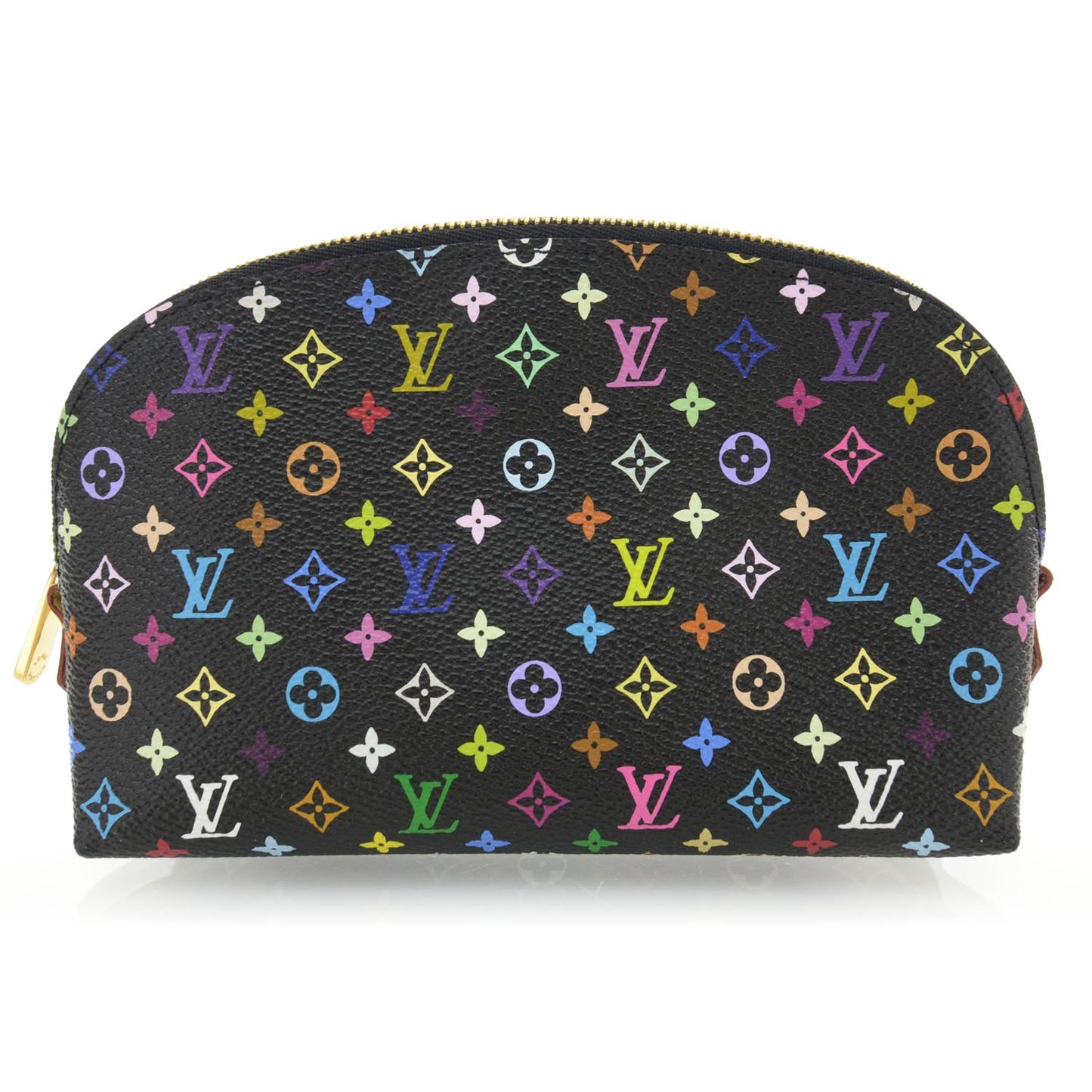 Monogram Multicolor Cosmetic Pouch Black Grenade