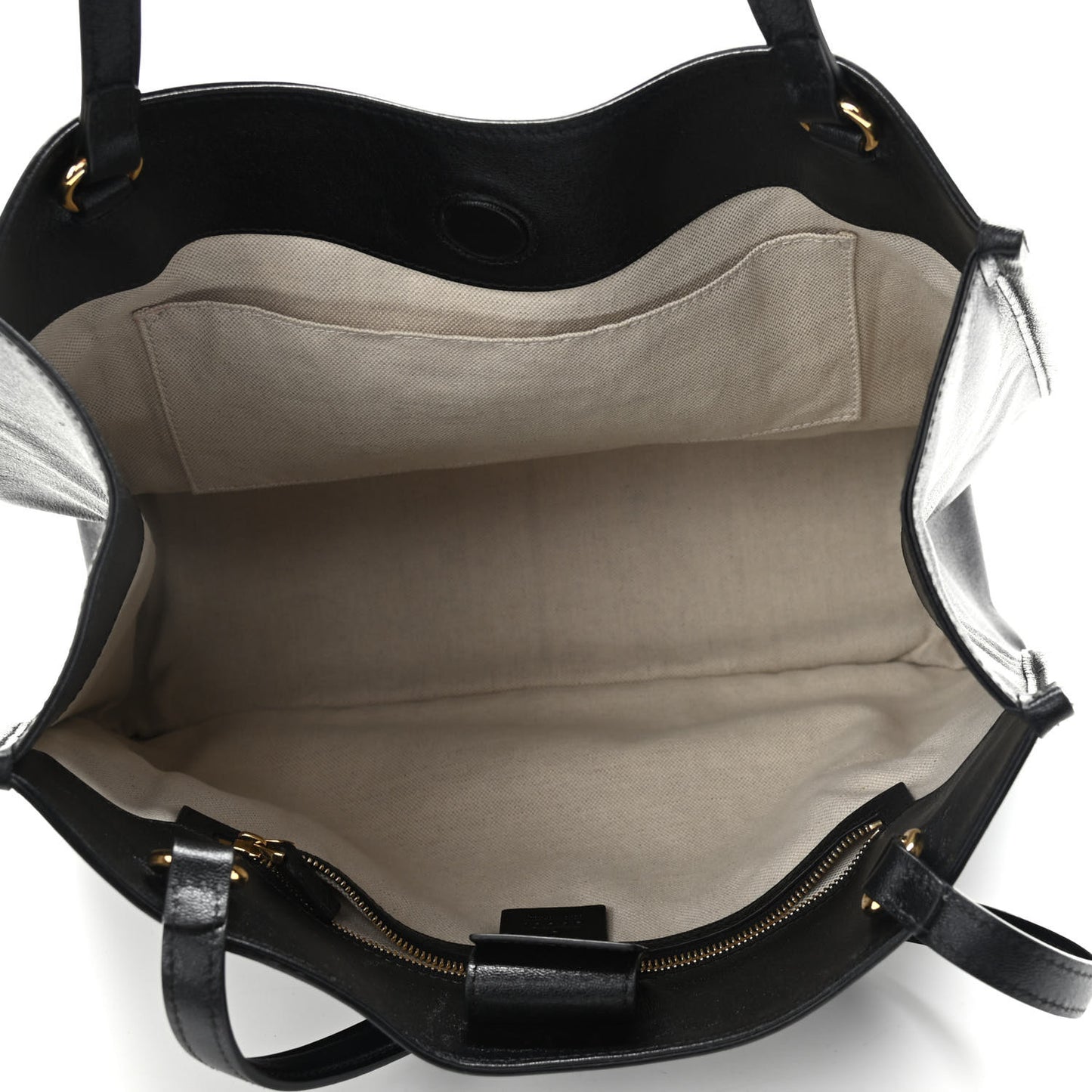 New Sakai Calfskin Lux Horsebit 1955 Tote Bag Black