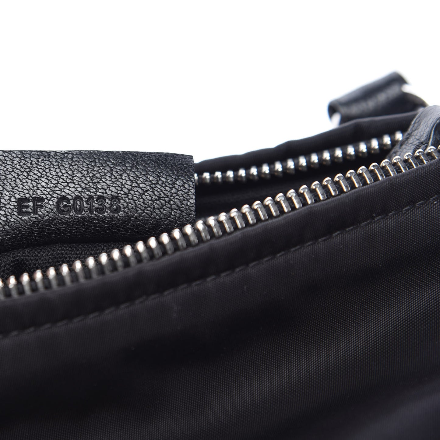 Nylon Small Pandora Logo Strap Black