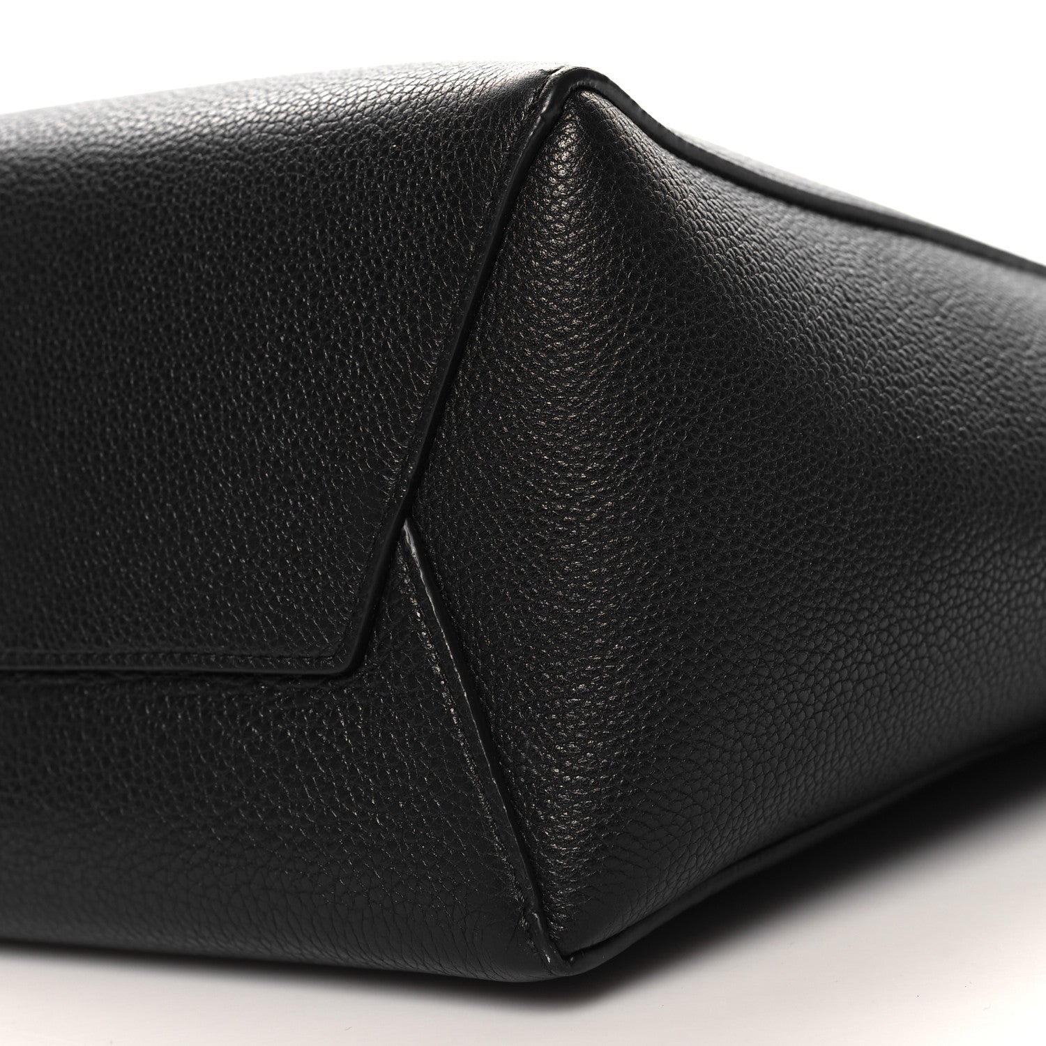 Celine Soft Grained Calfskin Small Sangle Bucket Bag Black 10 of 10