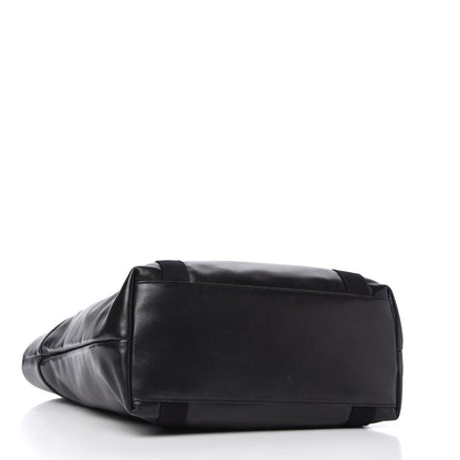 Saint Laurent Calfskin Small Daily Cabas Shopping Tote Black 4 of 10