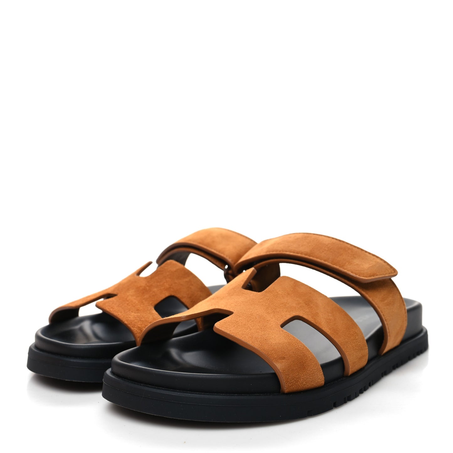 Suede Goatskin Womens Chypre Sandals 36 Naturel