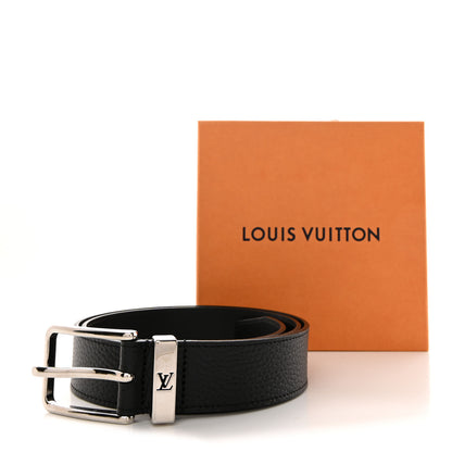 Louis Vuitton Taurillon 35mm Pont Neuf Belt 90 36 Black 8 of 8