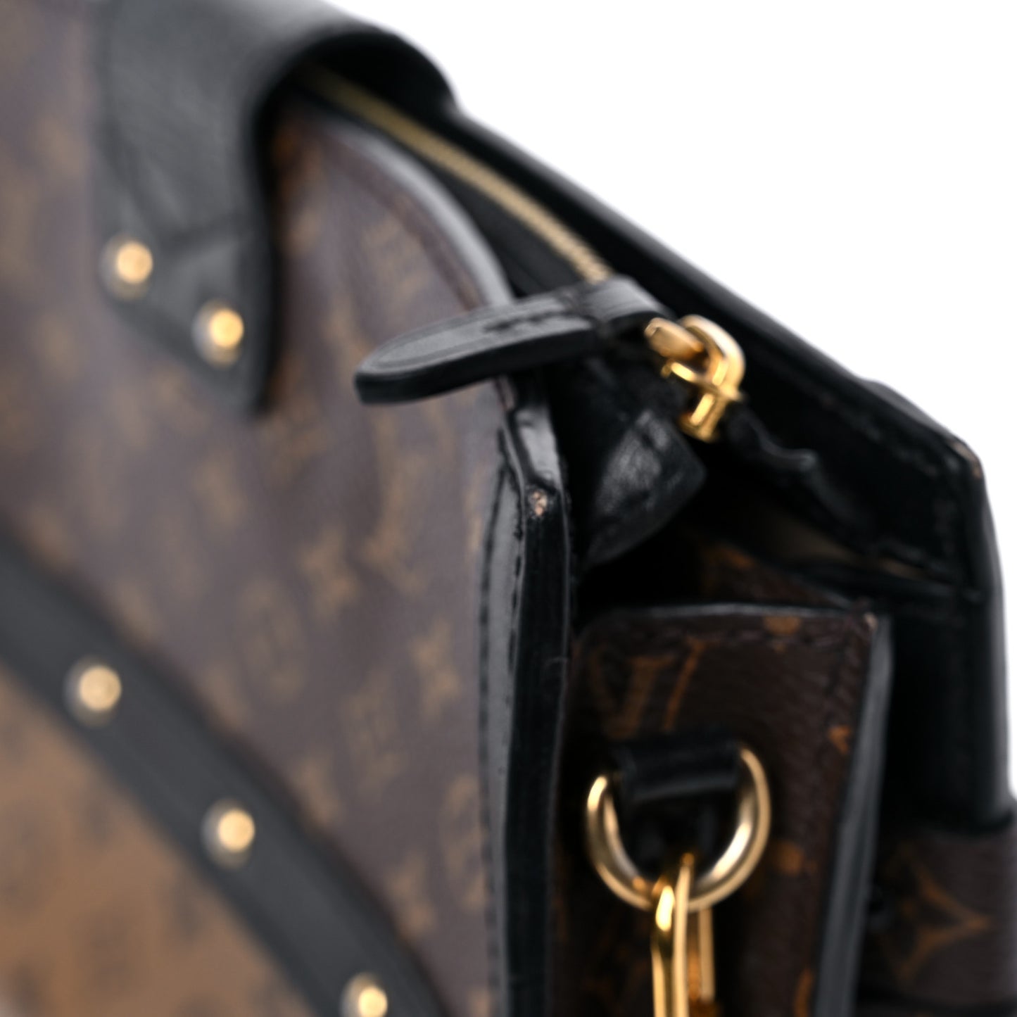 Reverse Monogram Trunk Clutch