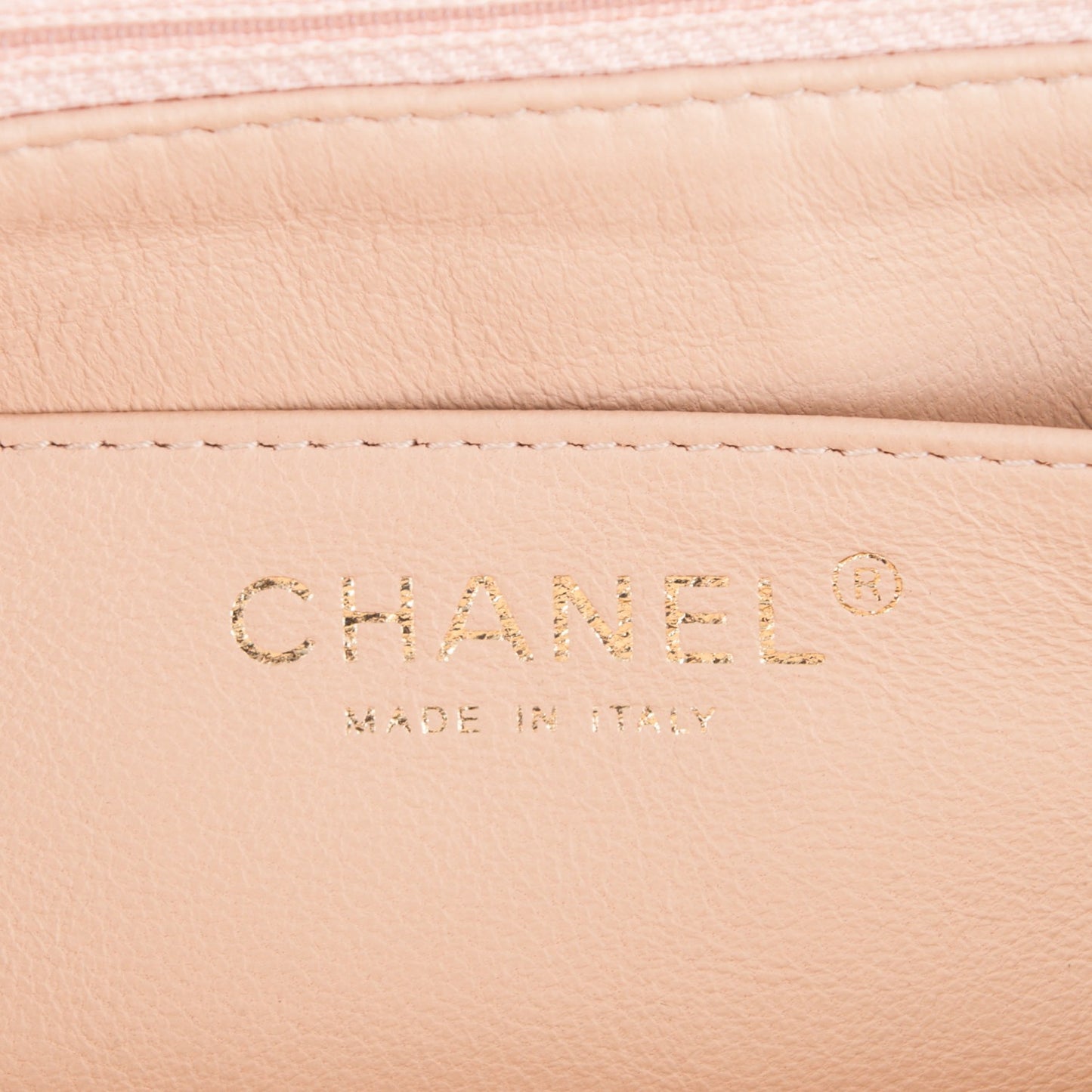 Caviar Quilted Jumbo Single Flap Beige Clair