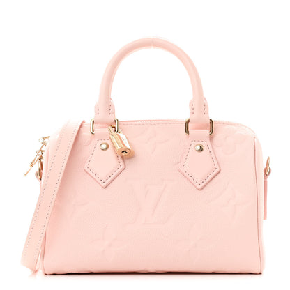Louis Vuitton Empreinte Monogram Giant Speedy Bandouliere 20 Pink Opale 1 of 10