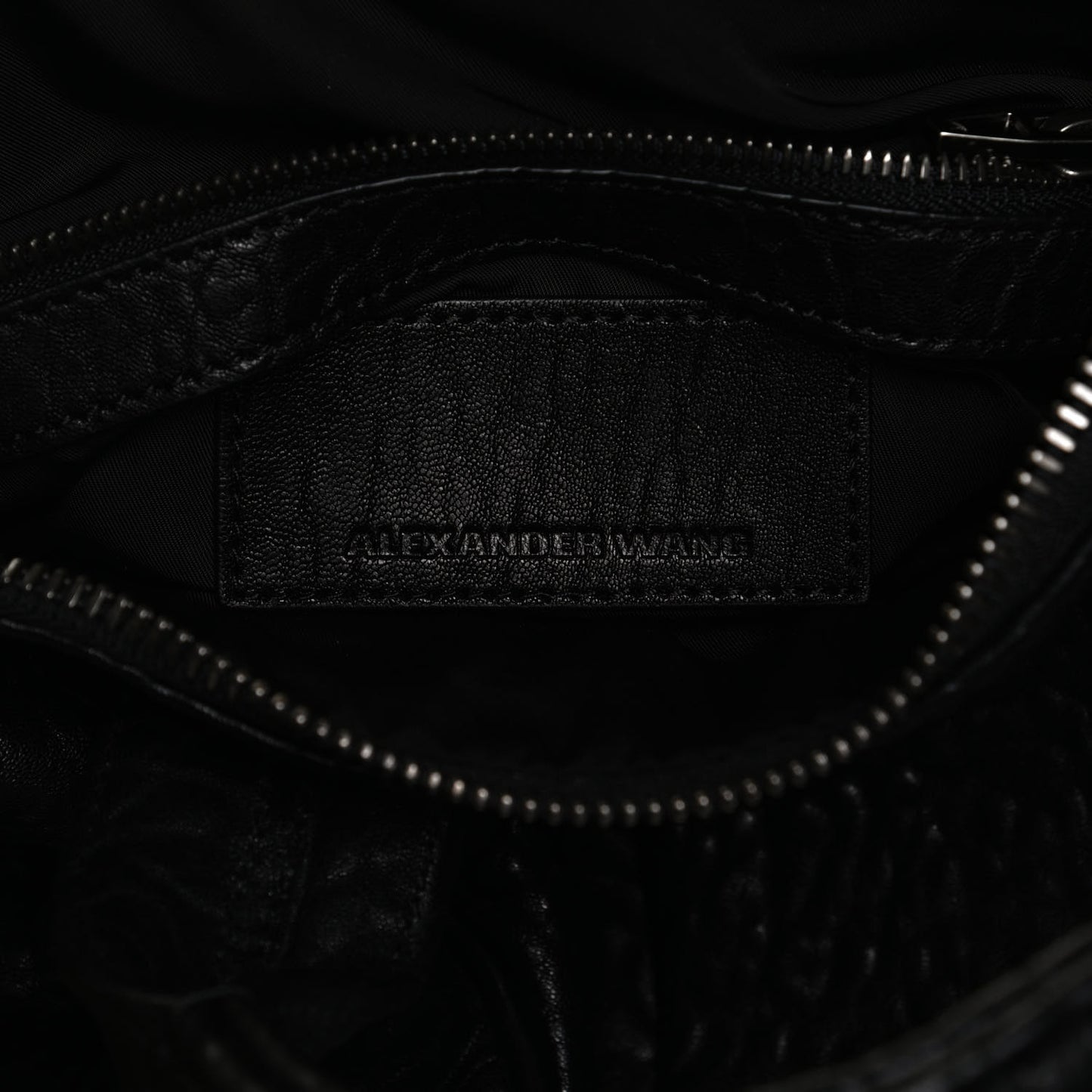 Pebbled Lambskin Rocco Black Nickel Hardware