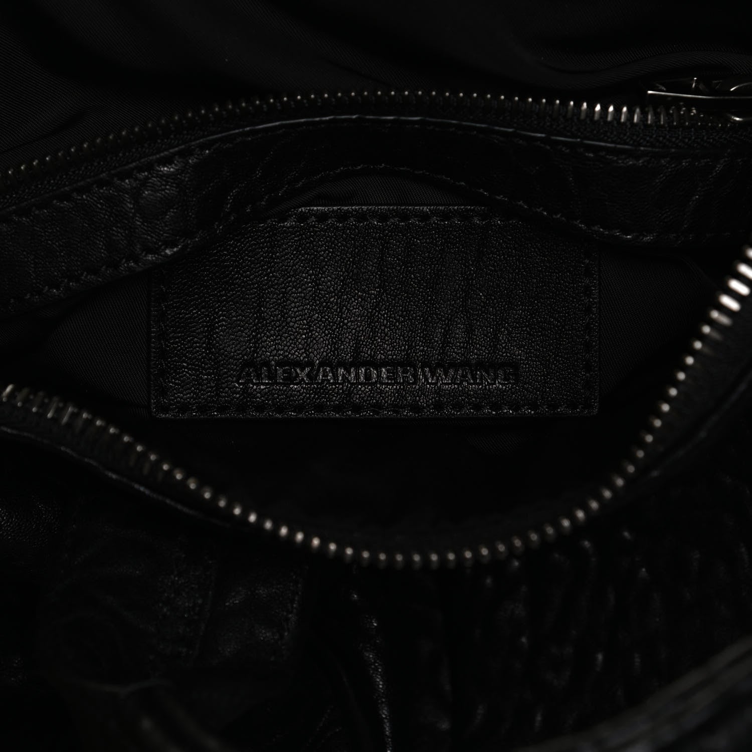 Alexander Wang Pebbled Lambskin Rocco Black Nickel Hardware 5 of 10