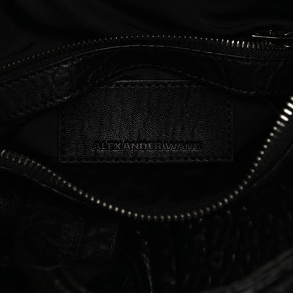 Alexander Wang Pebbled Lambskin Rocco Black Nickel Hardware 5 of 10