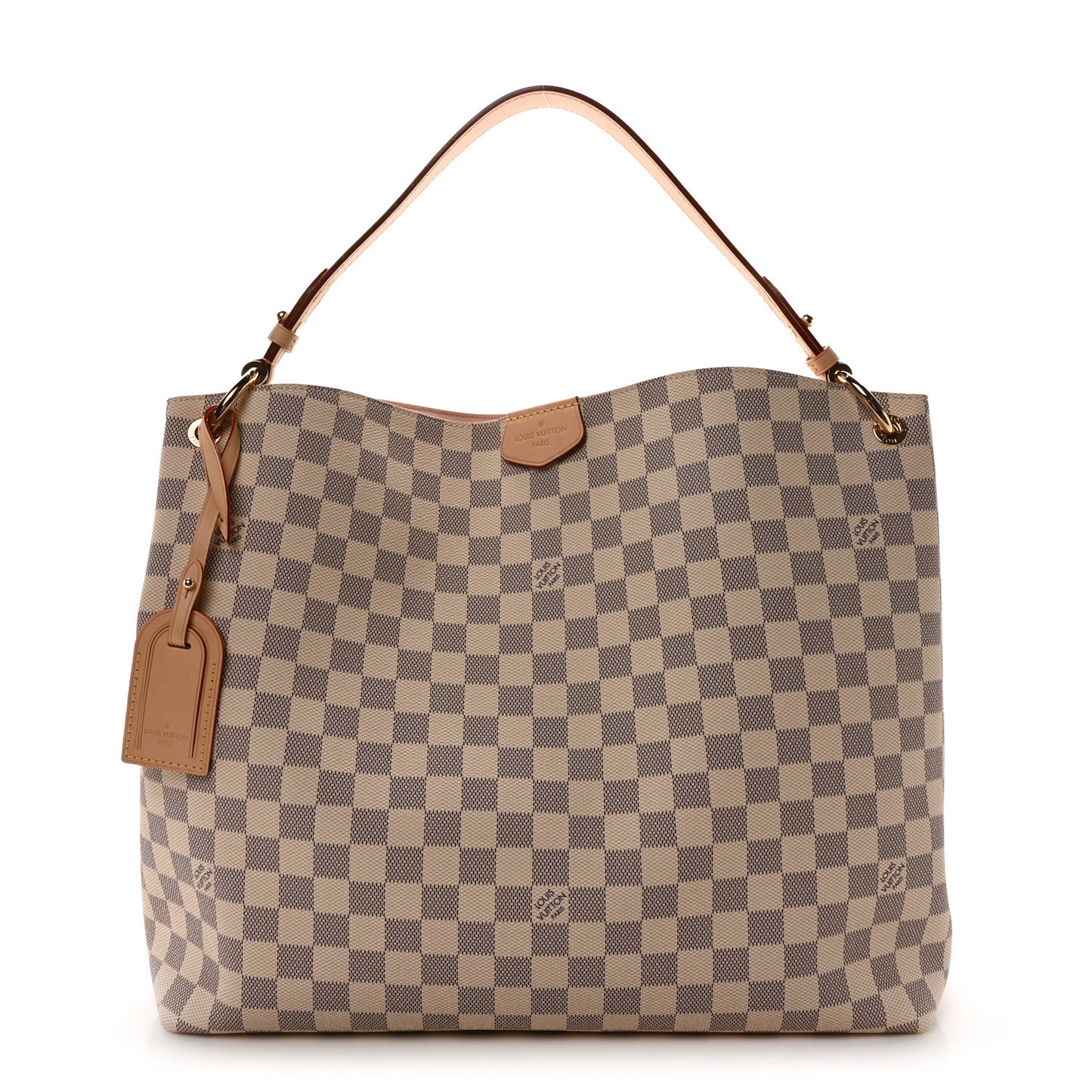 Damier Azur Graceful MM Rose Ballerine