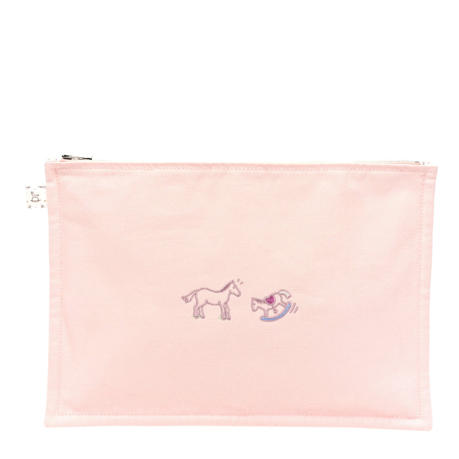 Hermes Cotton Canvas Adada Large Flat Case 1 of 6